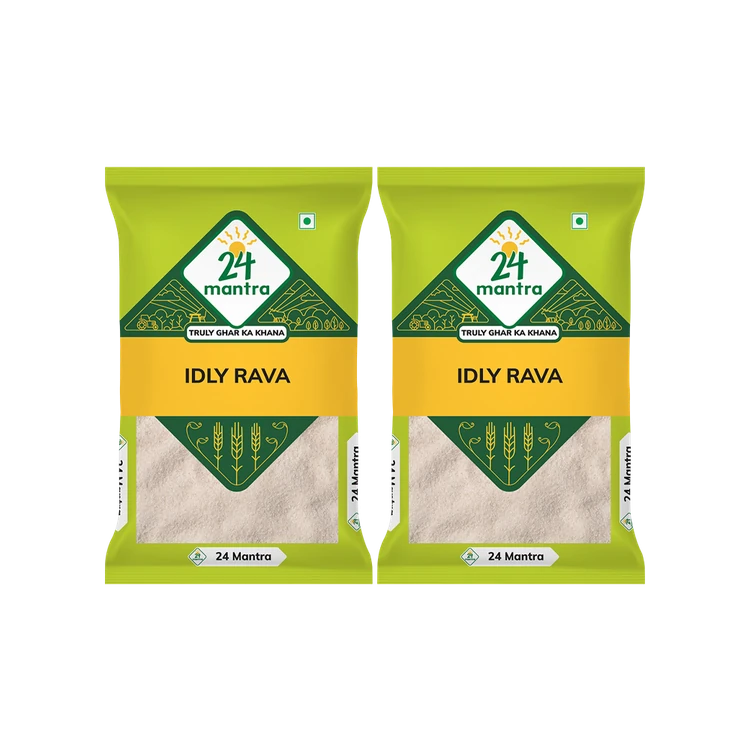 24 Mantra Organic Idly Rava/Sooja - Pack of 2