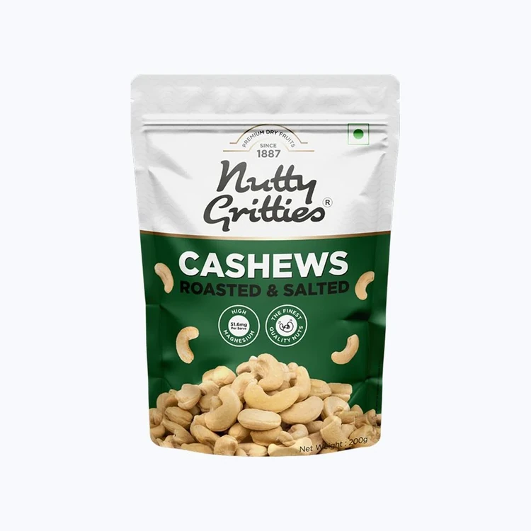 Nutty Gritties Lightly Salted & Roasted Jumbo Flavoured Cashew (Flavoured Godambi)