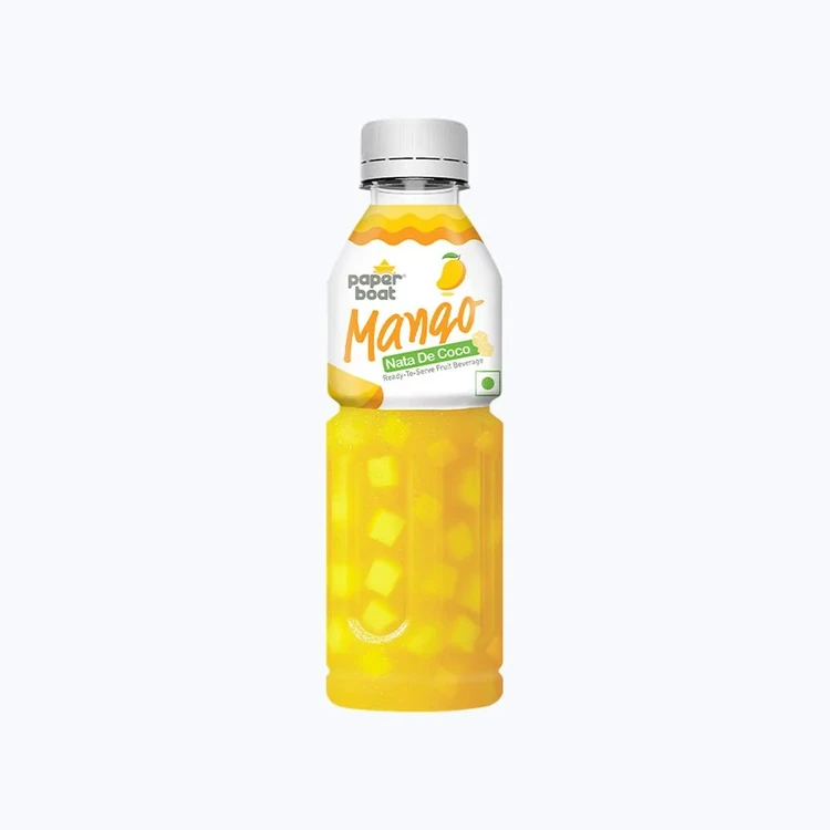paper boat Nata De Coco Mango Fruit Drink