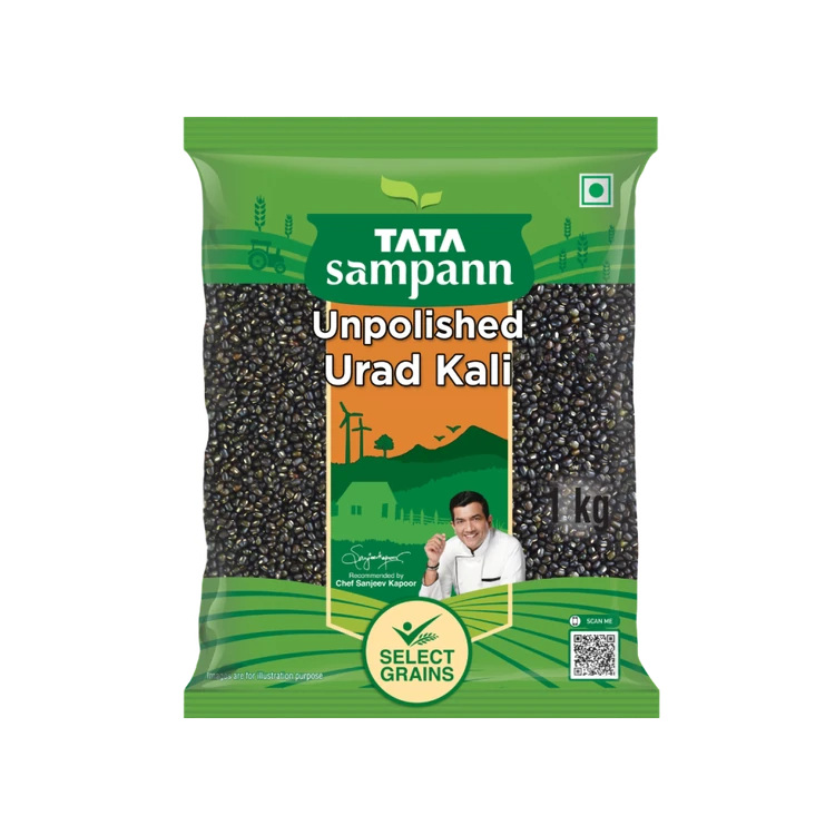 Tata Sampann Unpolished Kali Urad (Sabut) (Uddina Kalu)