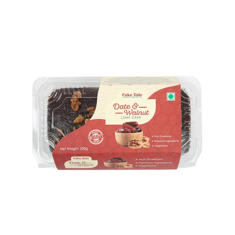 Caketale Date And Walnut Loaf Dry Cake