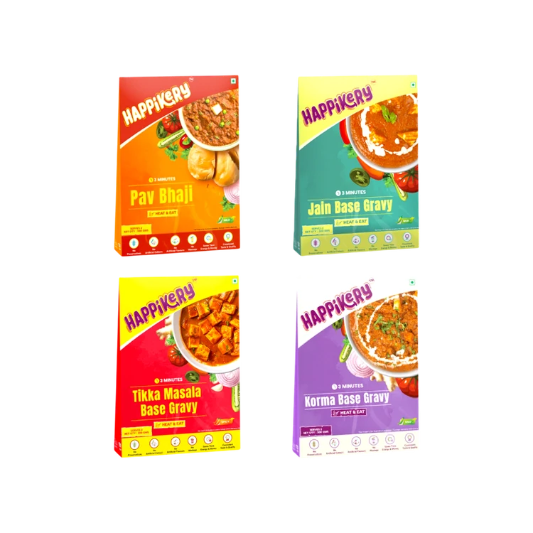 HAPPIKERY Base Gravy Masala Combo