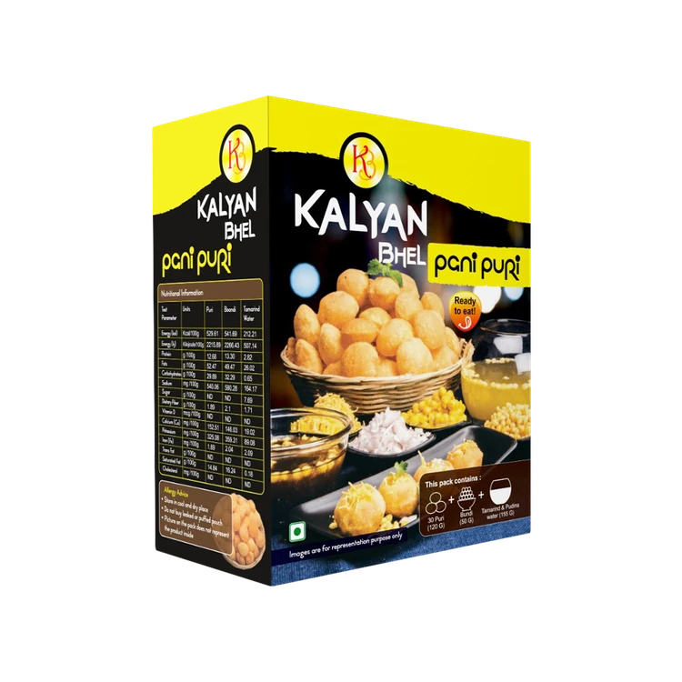 Kalyan bhel Ready to Eat Pani Puri, Family Pack