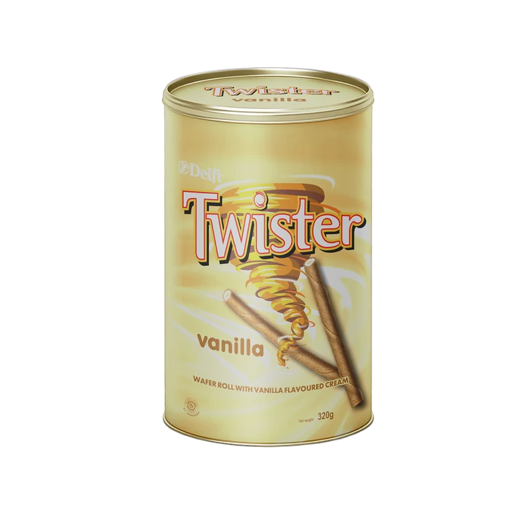Delfi Twister Vanilla Wafer Roll