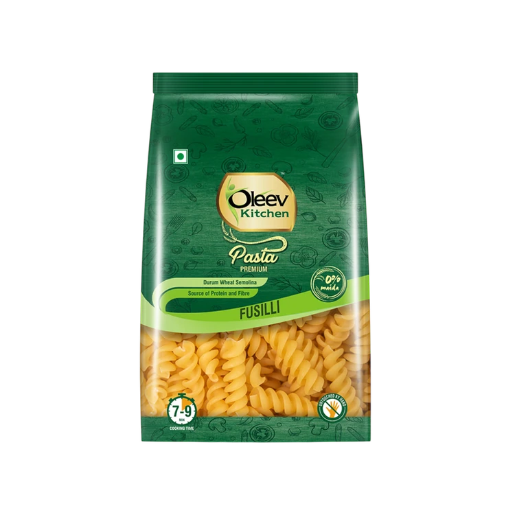 Oleev Kitchen Fusilli Durum Wheat Pasta