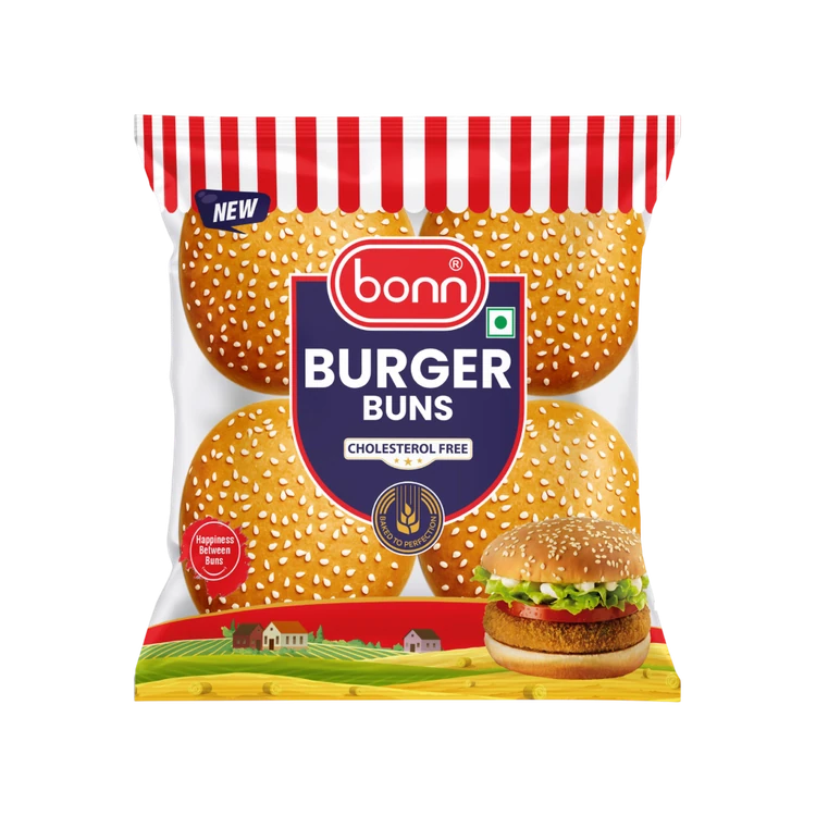 Bonn Sesame Burger Bun Bread
