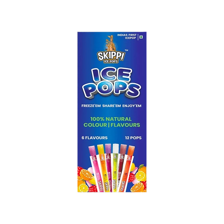 Skippi Natural Multi Flavour Ice Pops