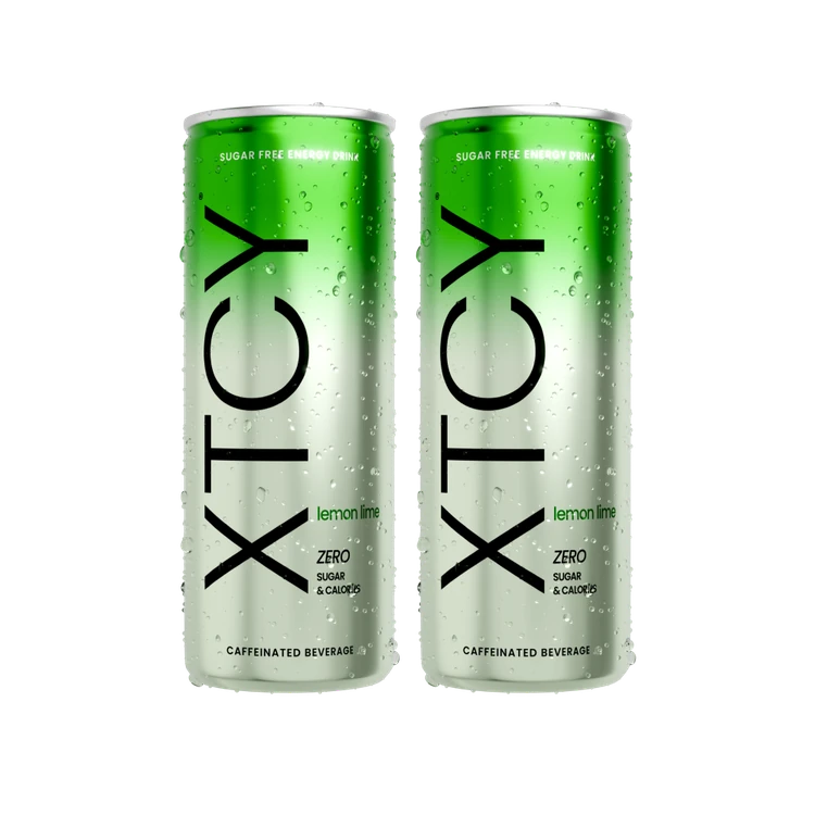 XTCY Lemon Lime Zero Sugar Energy Drink - Pack of 2