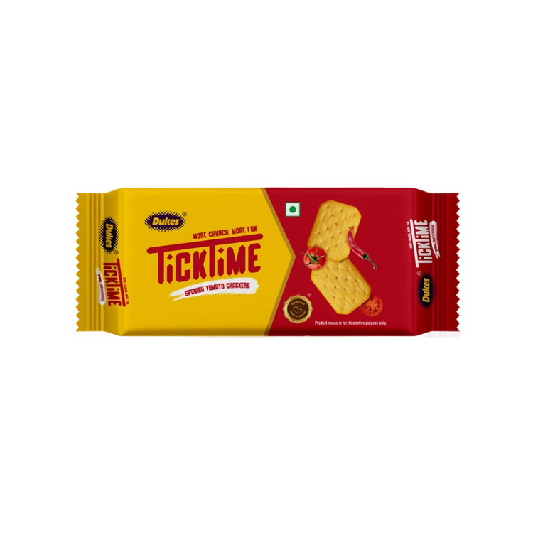 Dukes Ticktime Spanish Tomato Crackers Biscuits