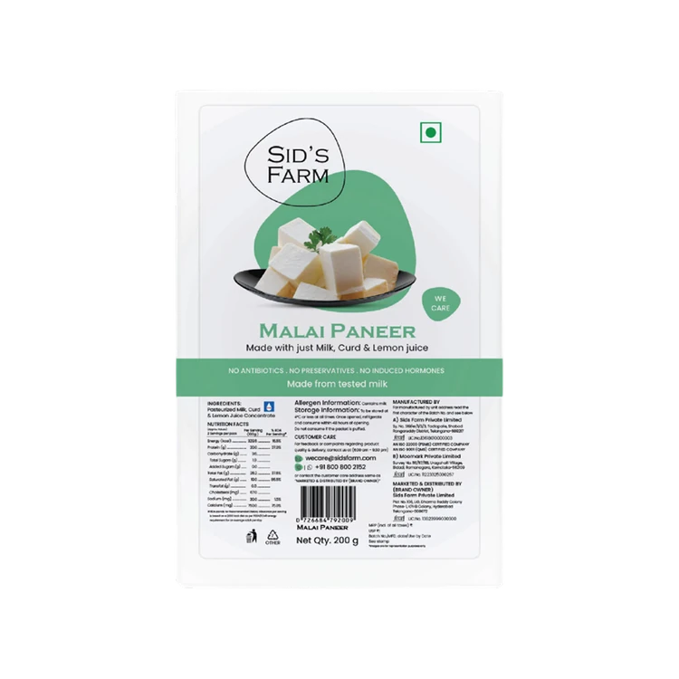 Sids Farm Malai Paneer