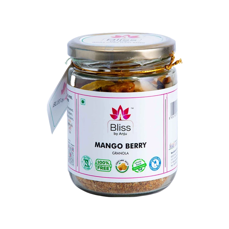 Bliss by Anju Mango Berry Granola
