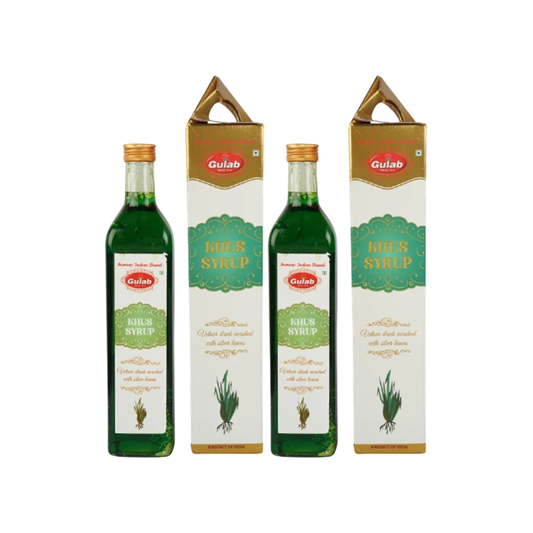 Gulab Sweets Khus Sharbat - Pack of 2