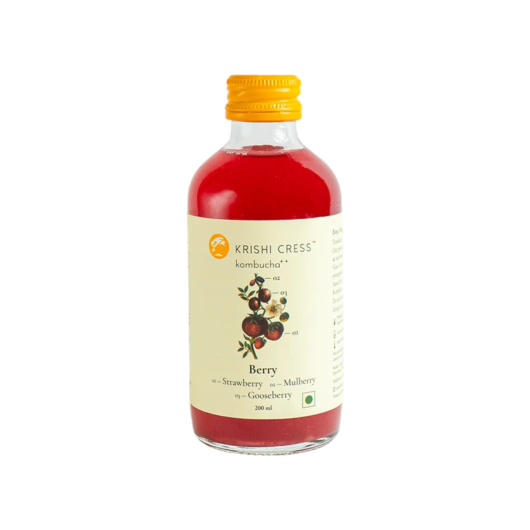 Krishi Cress Berry Kombucha