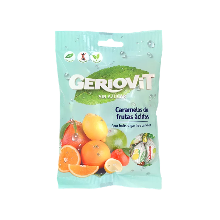 Geriovit Sour Fruit Candy (Sugar Free)