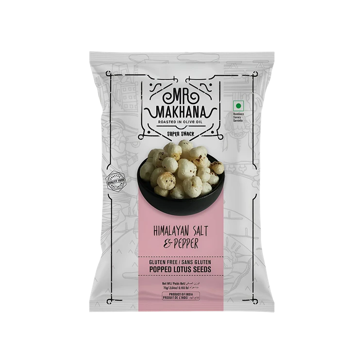 Mr. Makhana Himalayan Salt & Pepper Flavoured Makhana