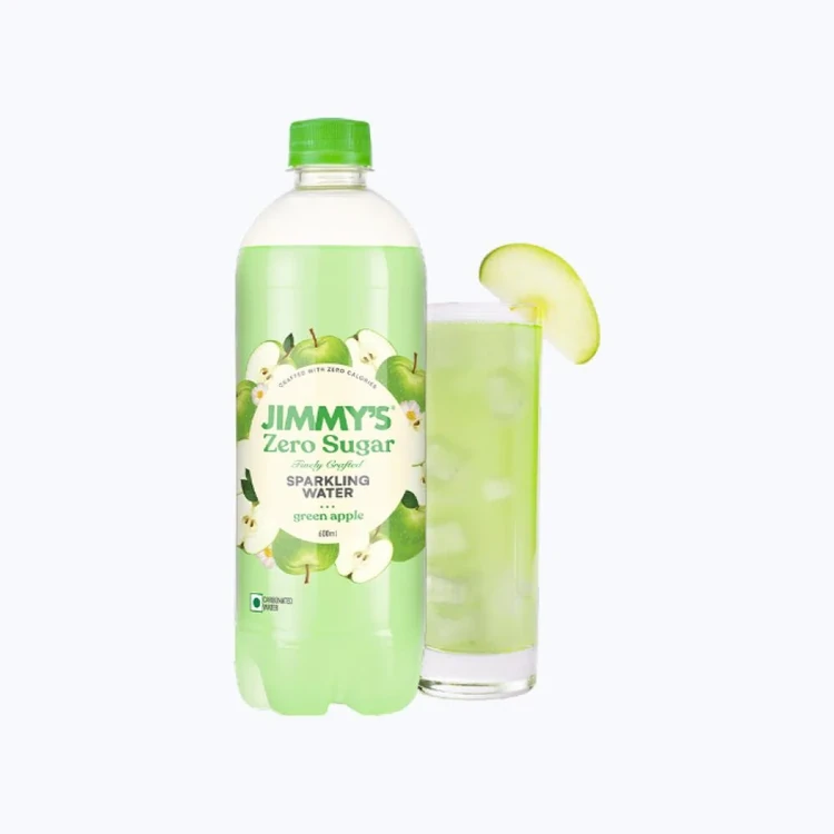 Jimmy's Zero Sugar Sparkling Water (Green Apple)