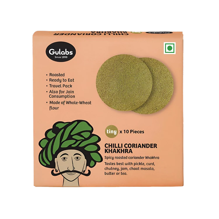 Gulabs Tiny Chilli Coriander Khakhra