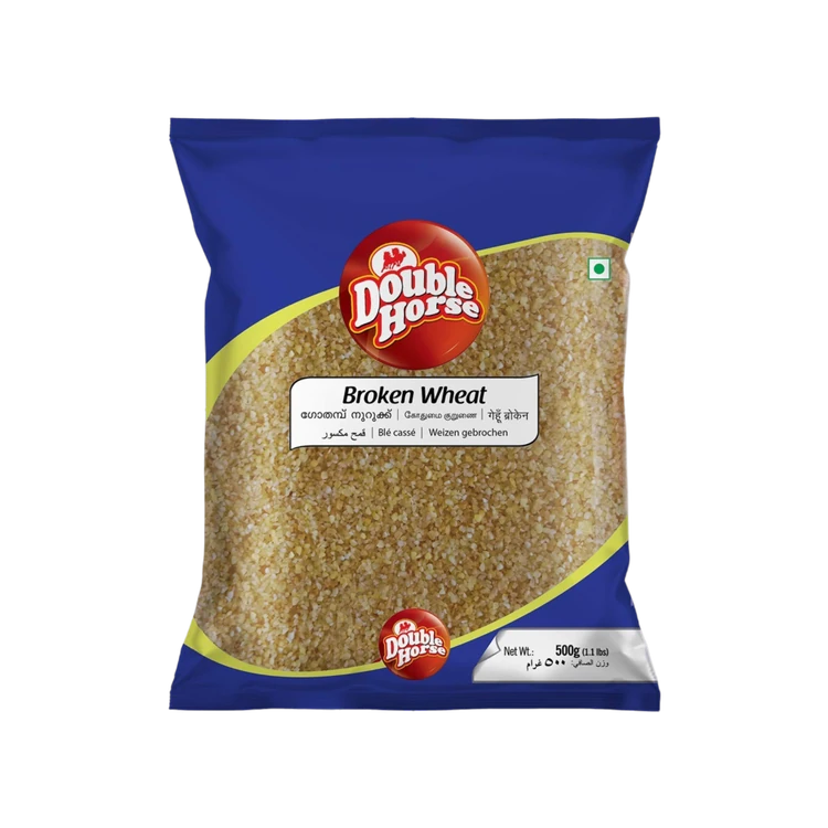 Double Horse Broken Wheat Daliya (Godhi Rave)