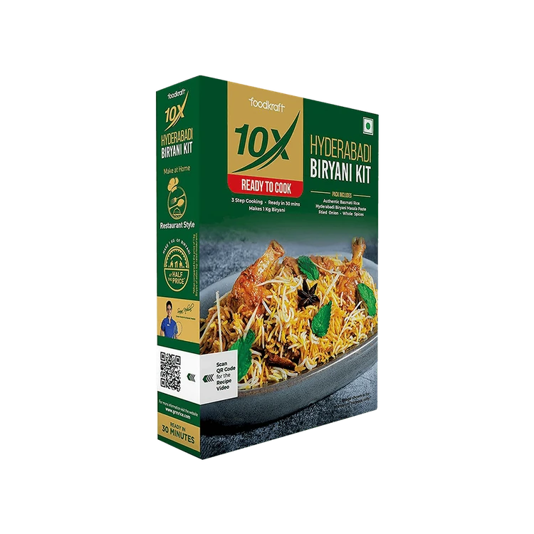 10X Hyderabadi Biryani Kit (Long Grain)