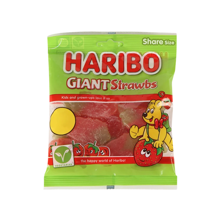 Haribo Giant Strawbs Candy