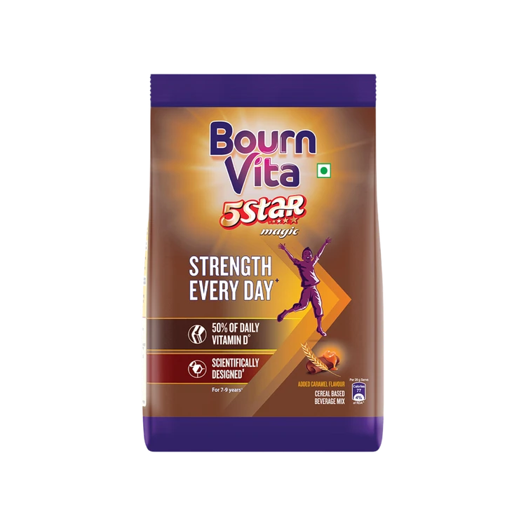 Bournvita 5 Star Magic Chocolate Drink (Pouch)
