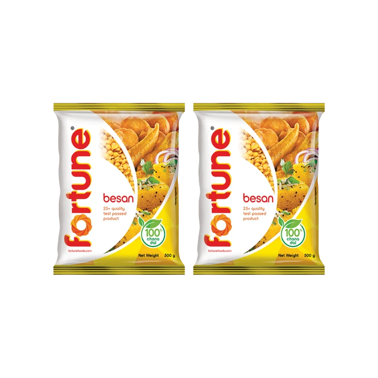Fortune 100% Chana Dal Besan - Pack of 2 (Kadale Hittu)