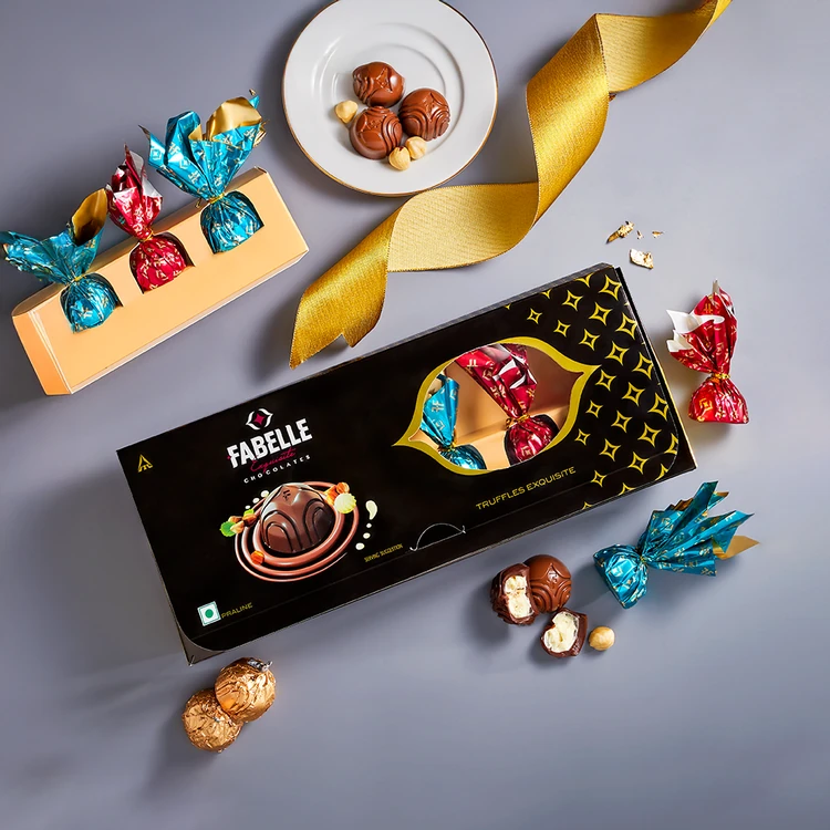 Fabelle Assorted Truffles Chocolate Gift Pack (Pack of 6)