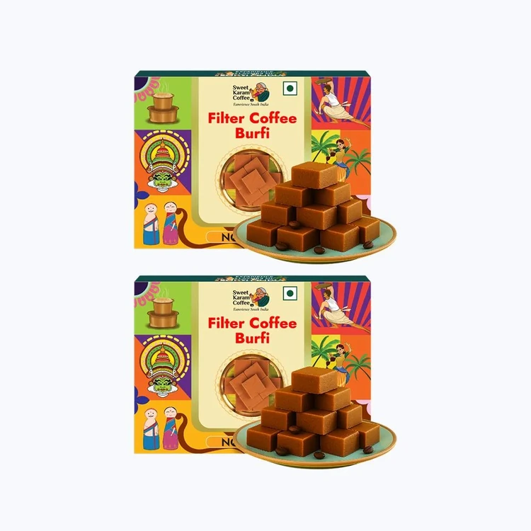 Filter Coffee Burfi by Sweet Karam Coffee - Pack of 2