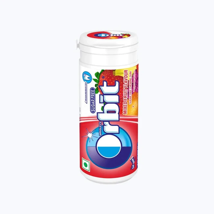 Orbit Mixed Fruit Flavour Chewing Gum (Sugar Free)