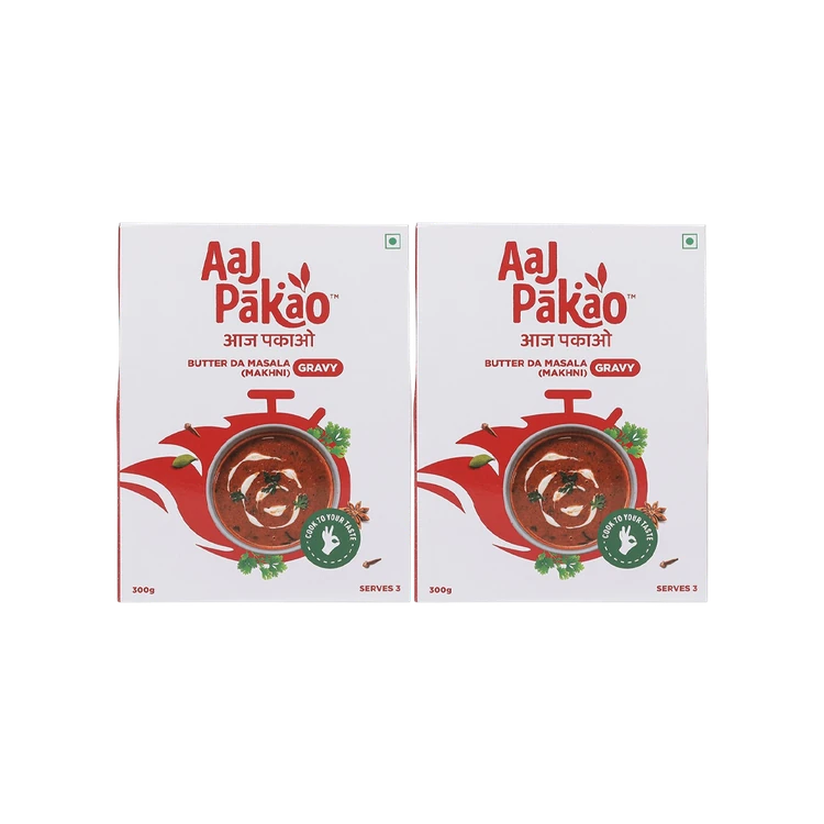 Aaj Pakao Butter Da Gravy Masala (Makhni) - Pack of 2