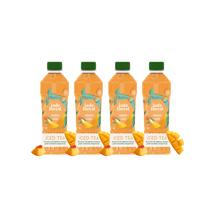 Jade Forest Mango Lush Premium Iced Tea - Pack of 4