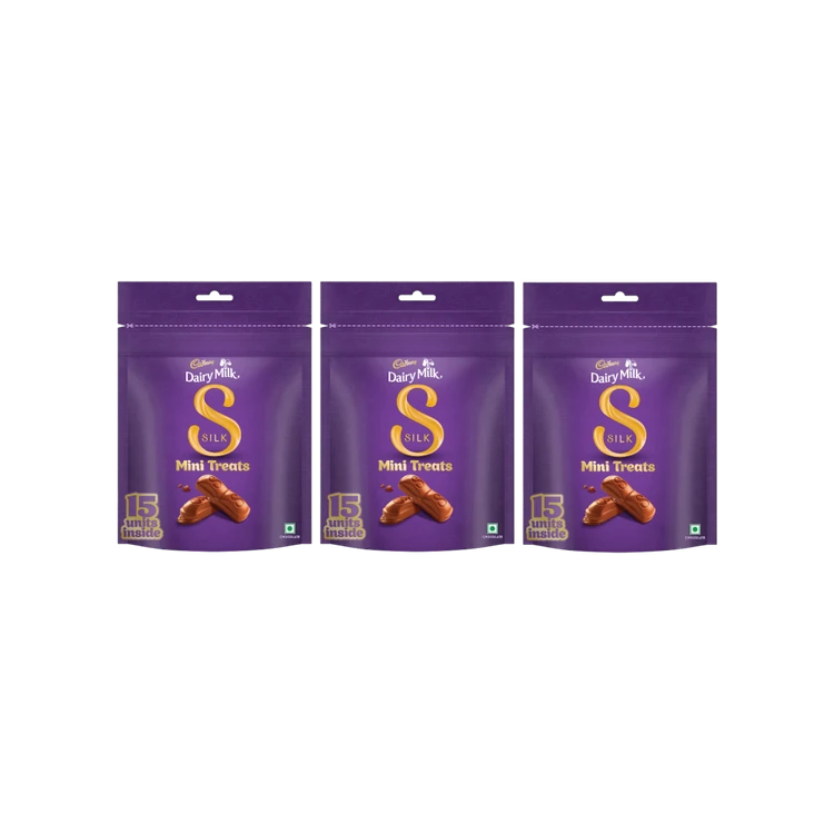 Cadbury Dairy Milk Silk Mini Treats Chocolate Pack - Pack of 3
