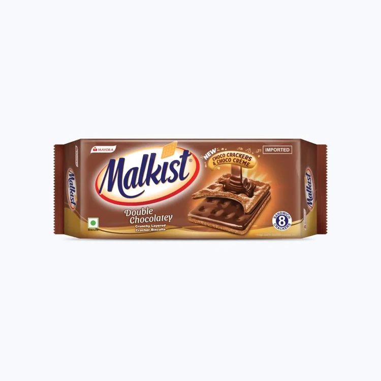 Malkist Double Chocolatey Cracker Biscuit