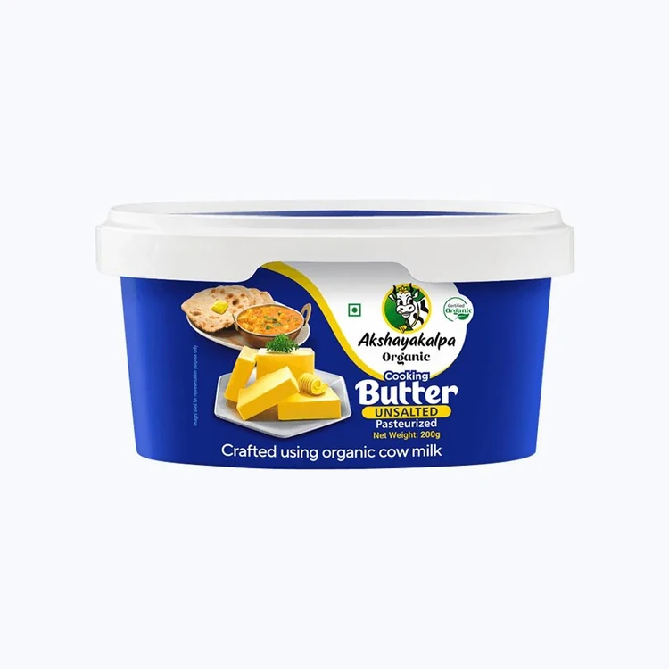 Akshayakalpa Organic Cooking Unsalted Butter