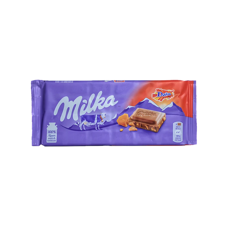 Milka Daim Chocolate Bar