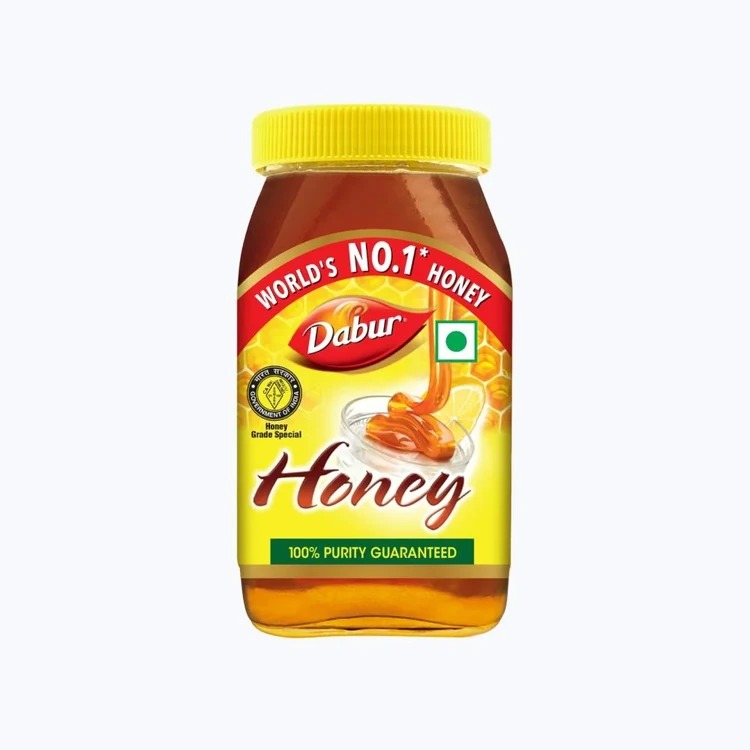 Dabur Honey - 100% Pure, World's No.1 Honey Brand (No Sugar Adulteration)