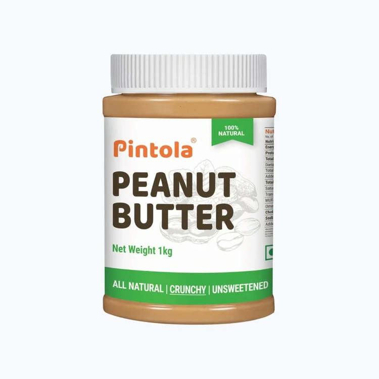 Pintola All Natural Crunchy Peanut Butter (Unsweetened)