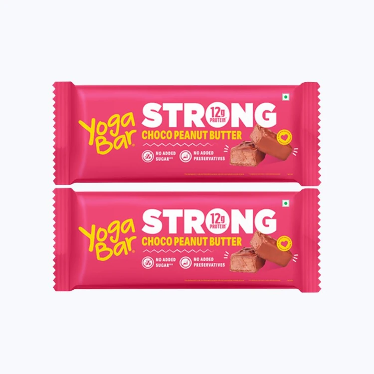 Yoga Bar 12 g Protein Bar, Choco Peanut Butter, No Added Sugar - Pack of 2