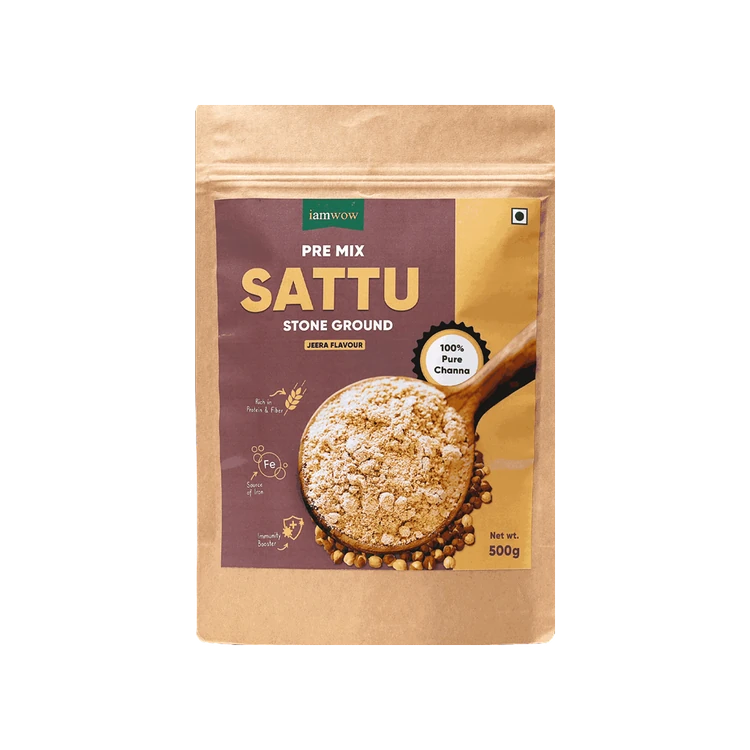 I'MWow Stone Ground Sattu Premix