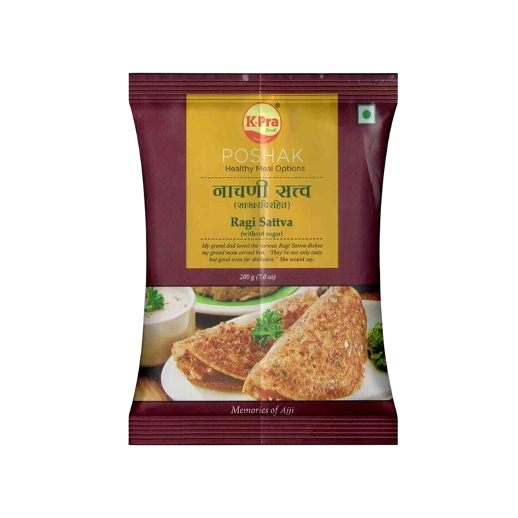 K-Pra Poshak without Sugar Ragi Flour (Ragi Hittu)