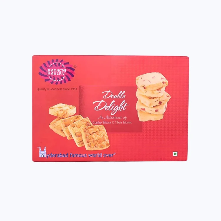 Karachi Bakery Double Delight Cashew & Fruit Bakery Cookies