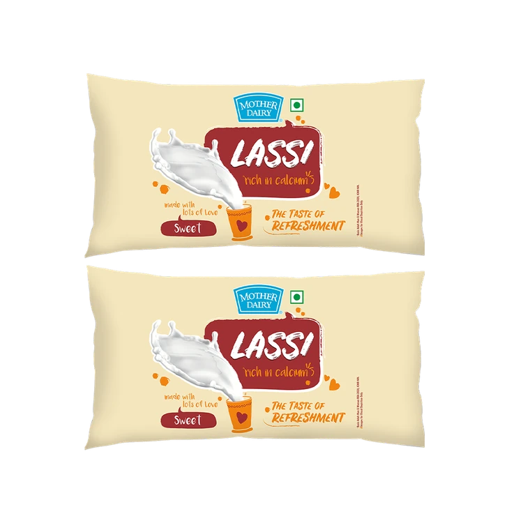 Mother Dairy Sweet Lassi - Pack of 2