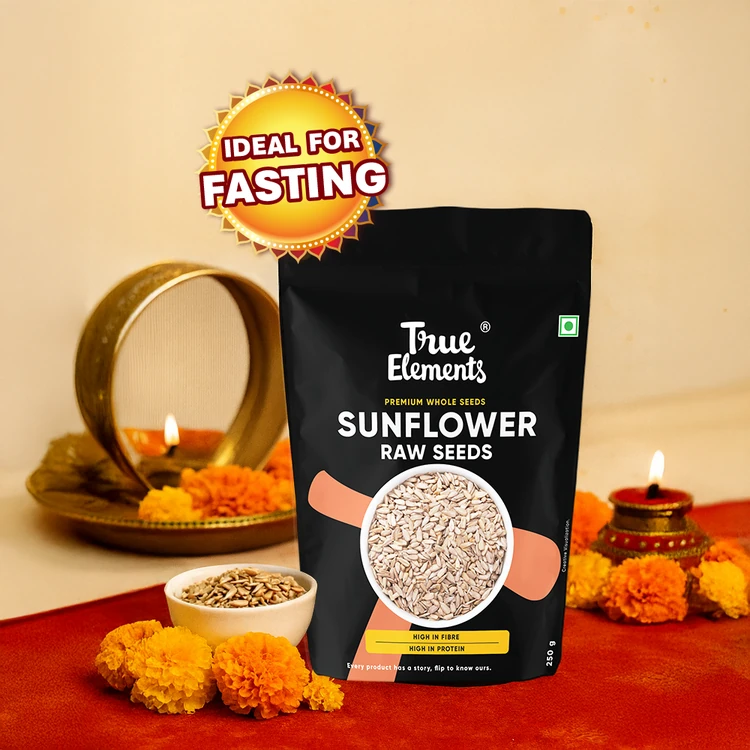 True Elements Raw Sunflower Seeds (250 g) (Suryakanthi Beeja)