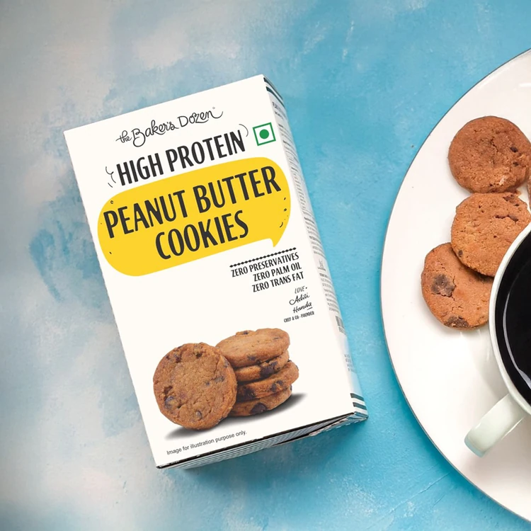 The Baker's Dozen High Protein Peanut Butter Cookies