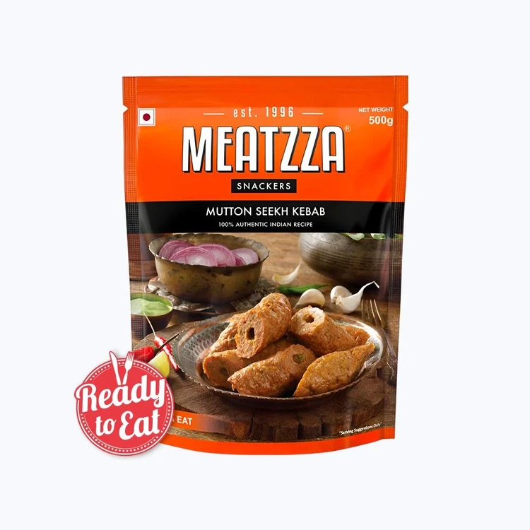 Meatzza Mutton Seekh Kebab Frozen