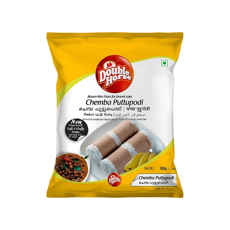 Double Horse Chemba Puttupodi Rice Flour (Akki Hittu)