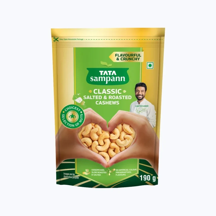 Tata Sampann Classic Salted & Roasted Flavoured Cashew (Flavoured Godambi)