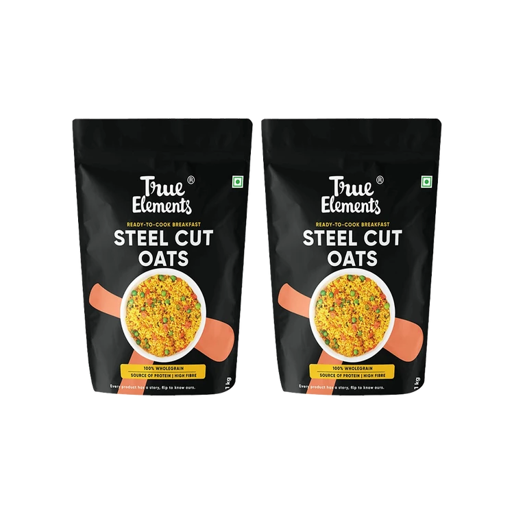 True Elements Gluten Free Steel Cut Oats - Pack of 2