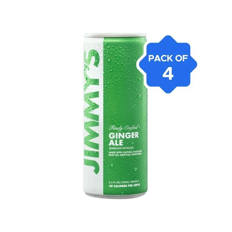 Jimmy's Ginger Ale - Pack of 4