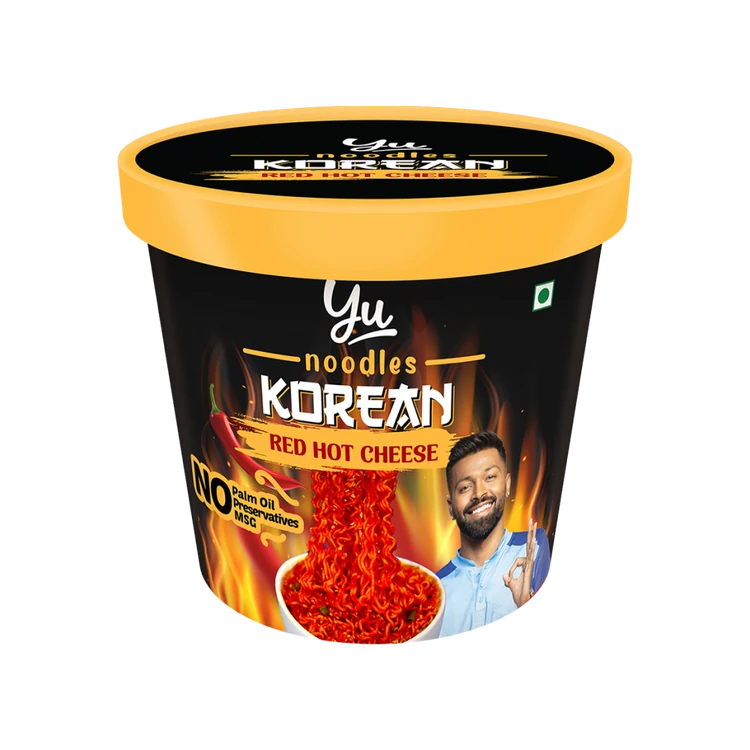 Yu Red Hot Cheese Korean Cup Noodles